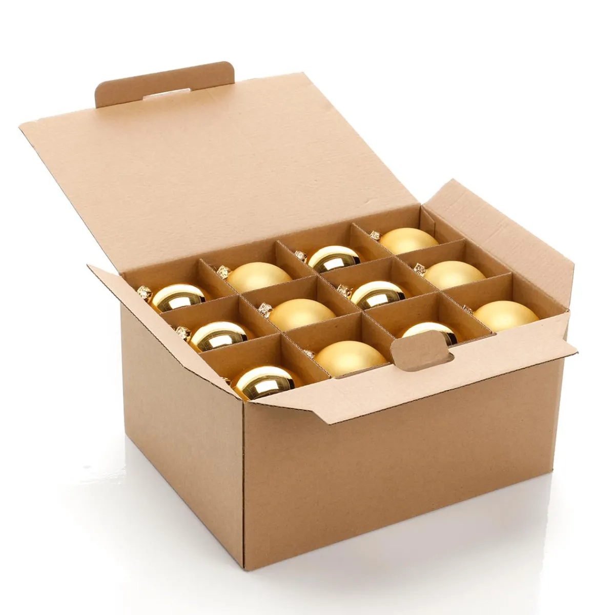 Boules De Noël En Verre Dé Foncé 6 Cm Ø - 24 Pièces-DecoWoerner Sale