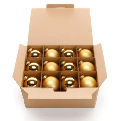 Boules De Noël En Verre Dé Foncé 6 Cm Ø - 24 Pièces-DecoWoerner Sale