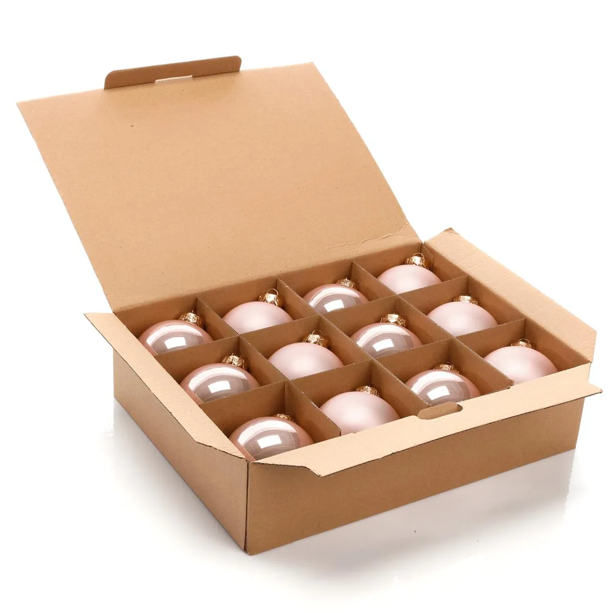 Boules De Noël En Verre Foncé 6 Cm Ø - 24 Pièces-DecoWoerner Best