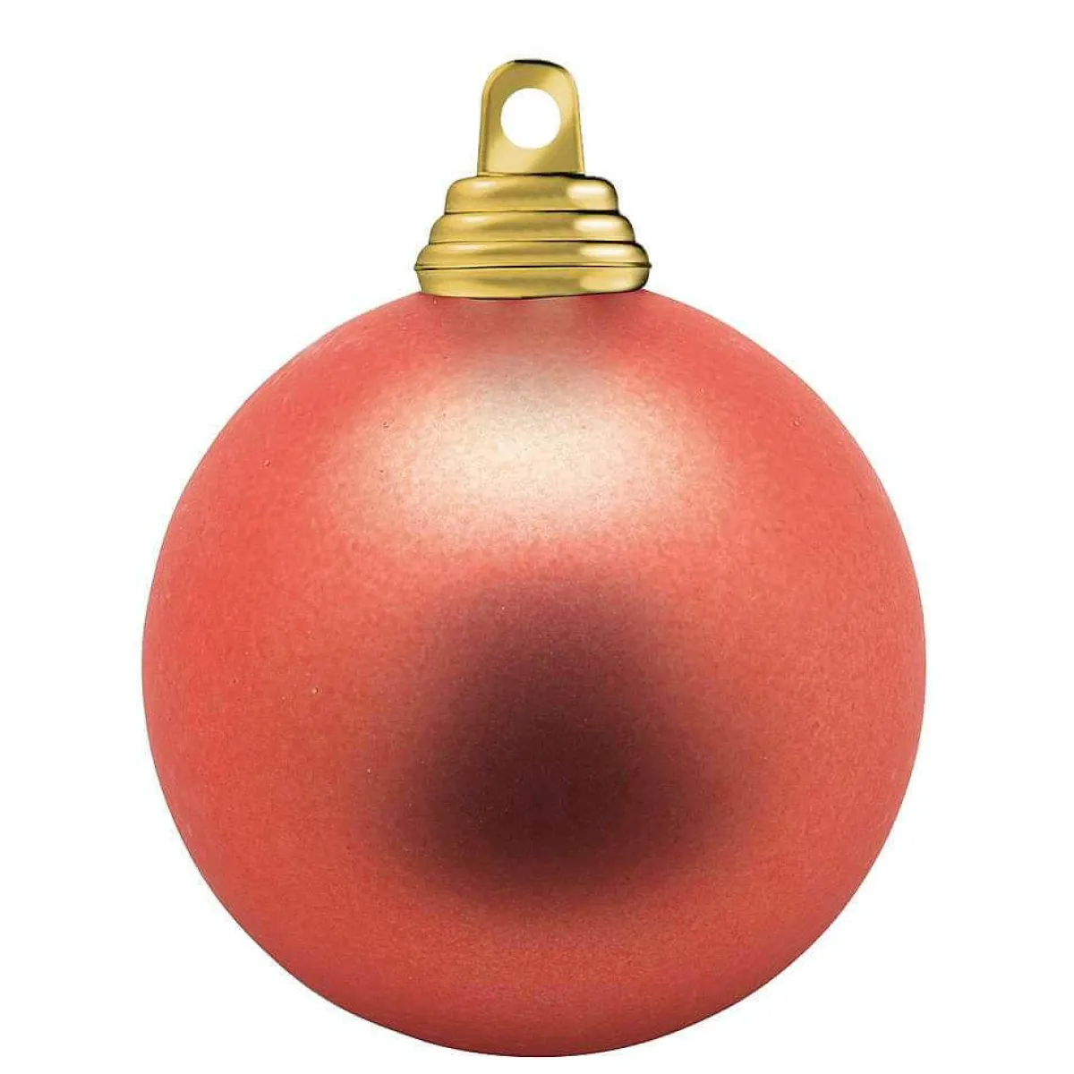 Boules De Noël Cuivré, Mates, En Plastique Ignifugé, 6 Cm Ø - 24 Pièces-DecoWoerner New