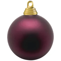 Boules De Noël Foncé, Mates, En Plastique Difficilement Inflammable, 6 Cm Ø - 24 Pièces-DecoWoerner Outlet