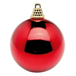 Boules De Noël s Brillantes En Plastique, Ø 6 Cm - 24 Pièces-DecoWoerner Sale