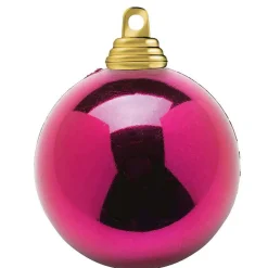 Boules De Noël s, Brillantes, En Plastique Difficilement Inflammable, 10 Cm Ø - 6 Pièces-DecoWoerner Sale
