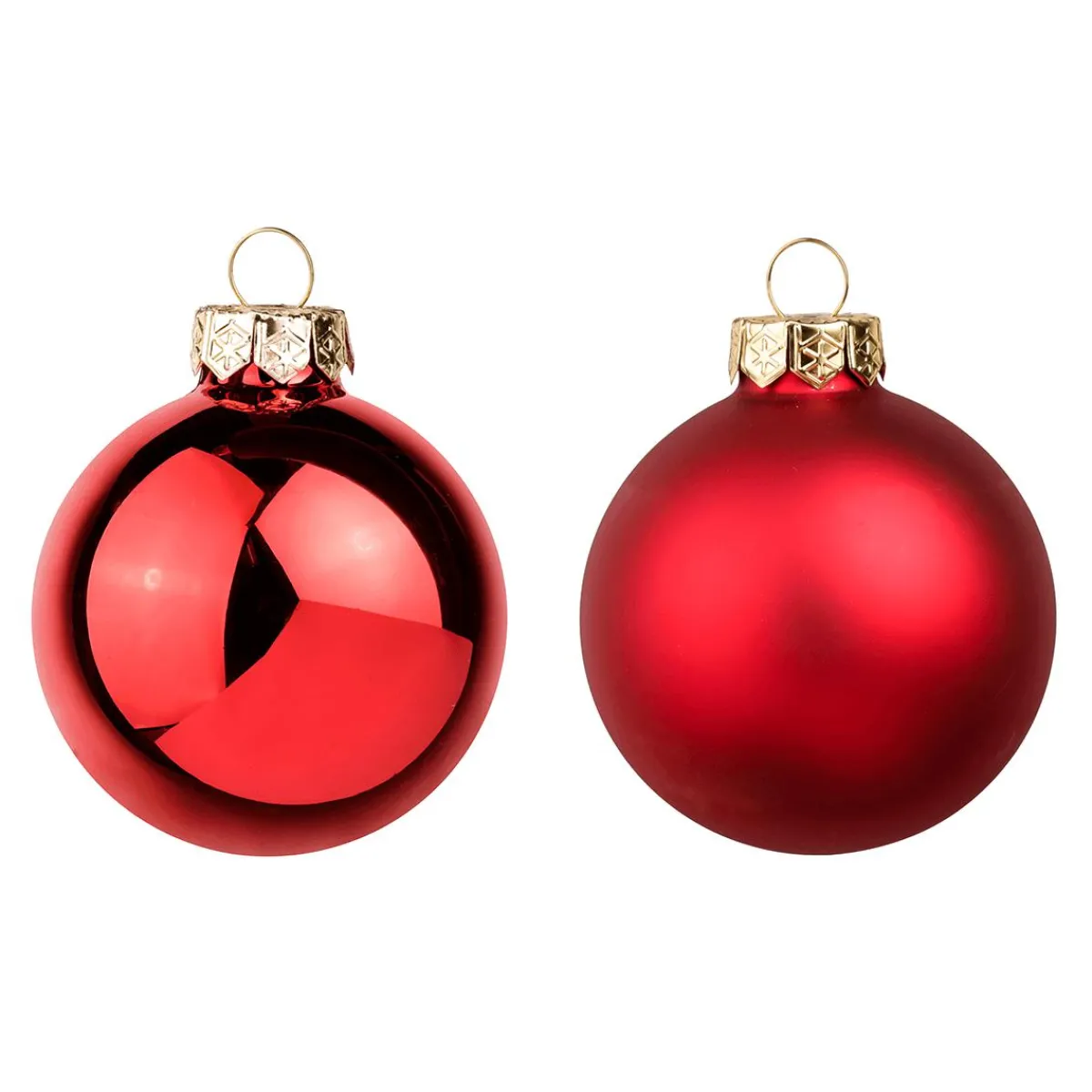 Boules De Noël s En Verre 6 Cm Ø - 24 Pièces-DecoWoerner Sale