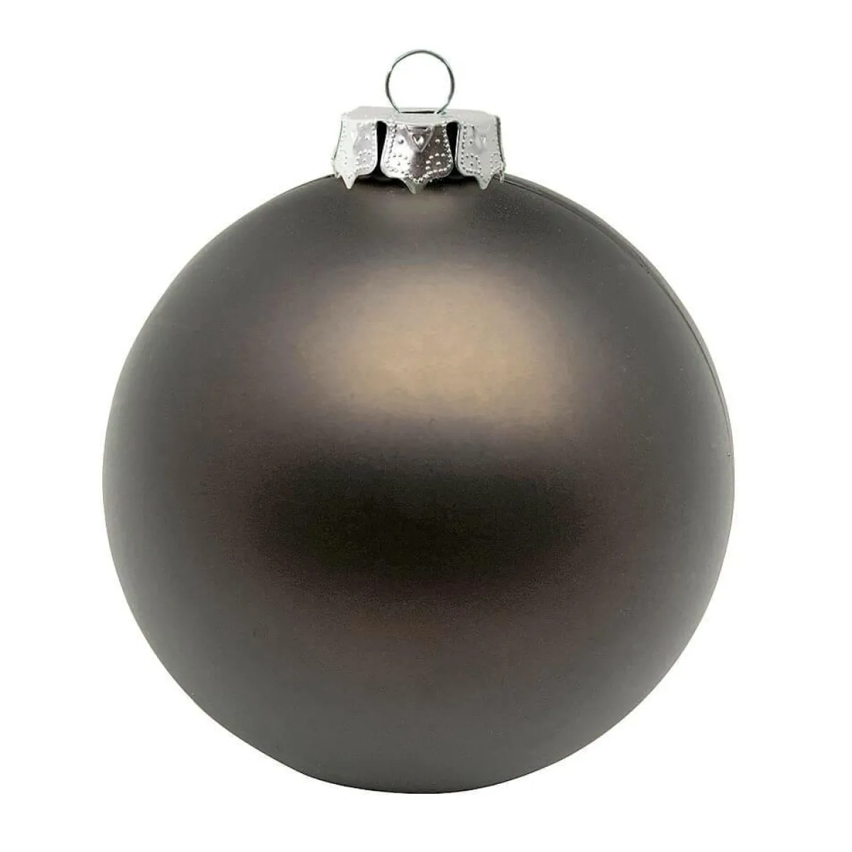 Boules De Noël Sans Soudure En Plastique, Brun Mat Ø 10 Cm-DecoWoerner Hot
