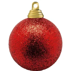 Boules De Noël Scintillantes s En Plastique 6 Cm Ø - 6 Pièces-DecoWoerner New