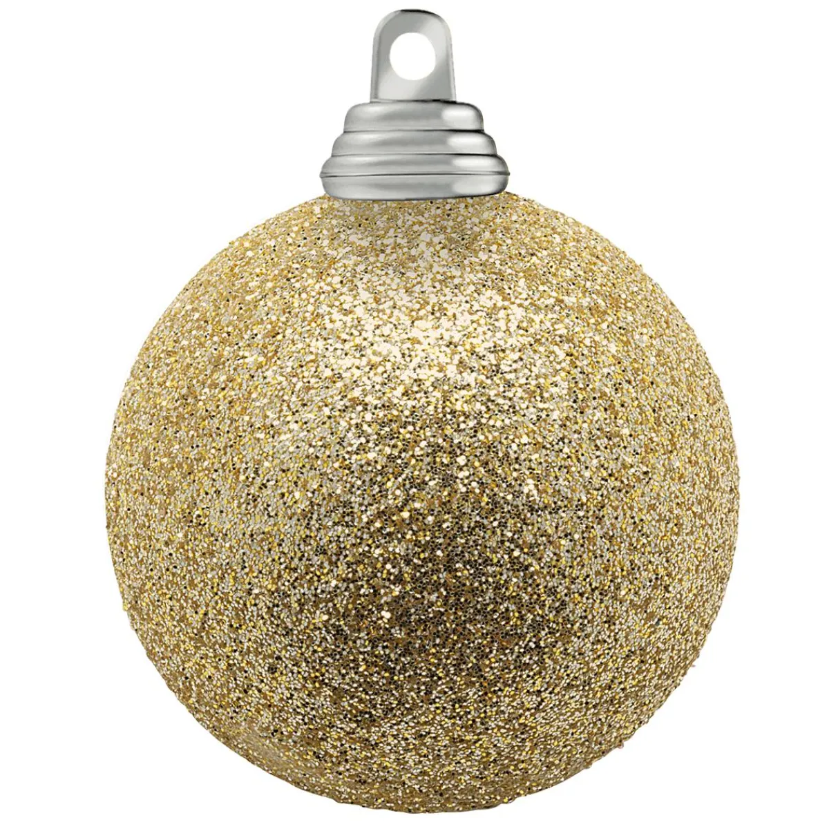 Boules De Noël Scintillantes En Plastique Champagne-DecoWoerner Clearance
