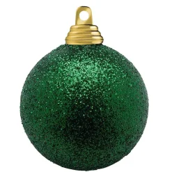 Boules De Noël Scintillantes En Plastique Sapin, 6 Cm Ø - 6 Pièces-DecoWoerner Discount