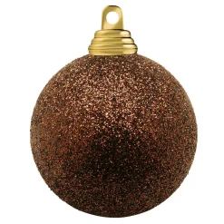 Boules De Noël Scintillantes En Plastique Moka-DecoWoerner Sale