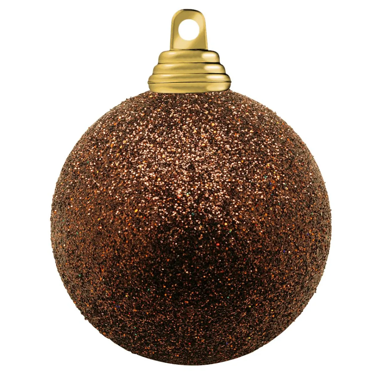 Boules De Noël Scintillantes En Plastique Moka-DecoWoerner Sale