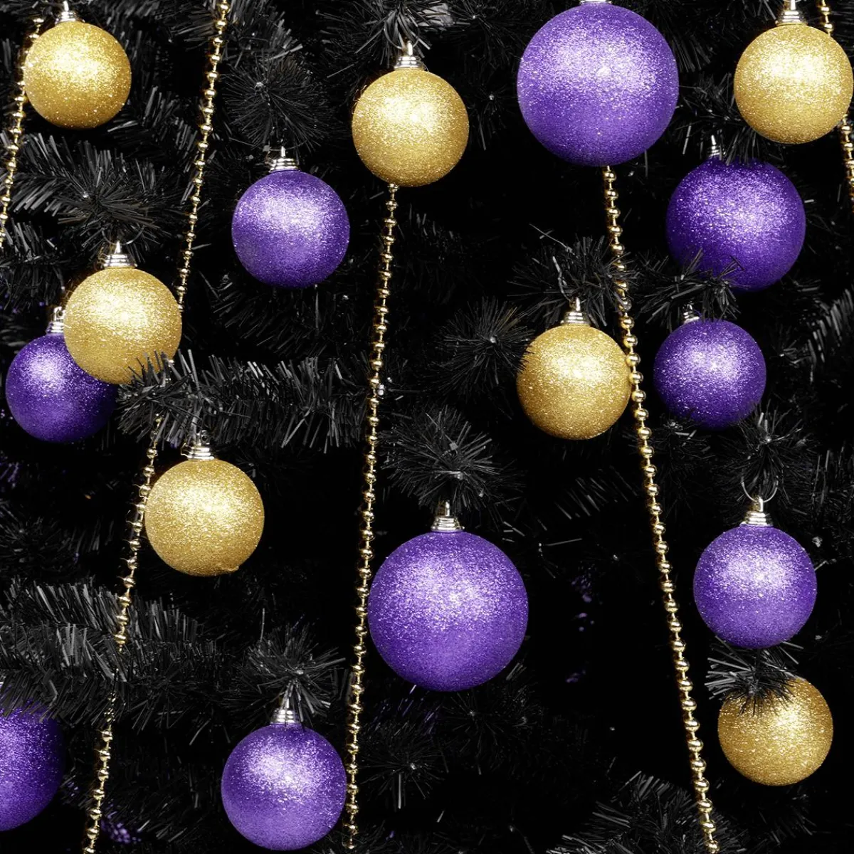 Boules De Noël Scintillantes En Plastique , 6 Cm Ø - 6 Pièces-DecoWoerner Hot