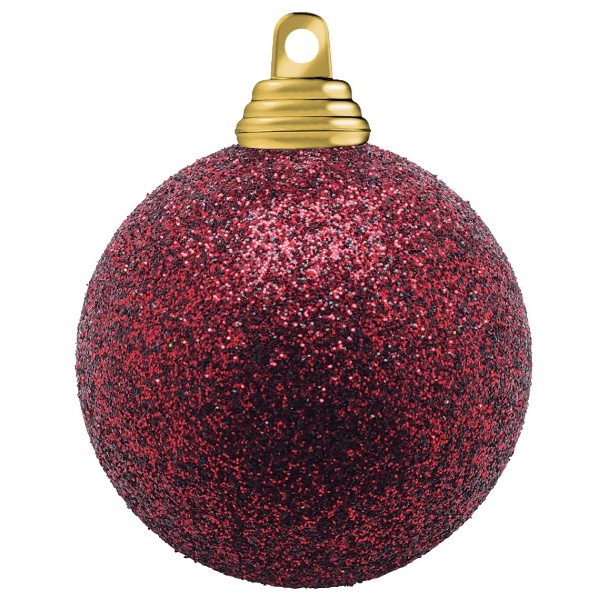 Boules De Noël Scintillantes En Plastique Foncé, 6 Cm Ø - 6 Pièces-DecoWoerner Discount