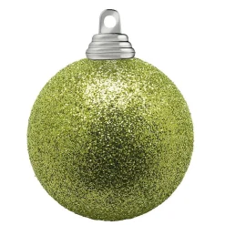 Boules De Noël Scintillantes En Plastique Citron, 6 Cm Ø - 6 Pièces-DecoWoerner Best