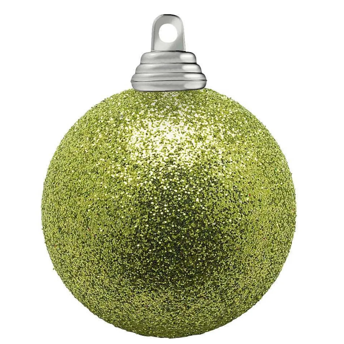 Boules De Noël Scintillantes En Plastique Citron, 6 Cm Ø - 6 Pièces-DecoWoerner Best