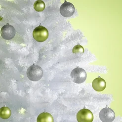 Boules De Noël Citron, Mates, En Plastique Ignifugé, 6 Cm Ø - 24 Pièces-DecoWoerner Sale