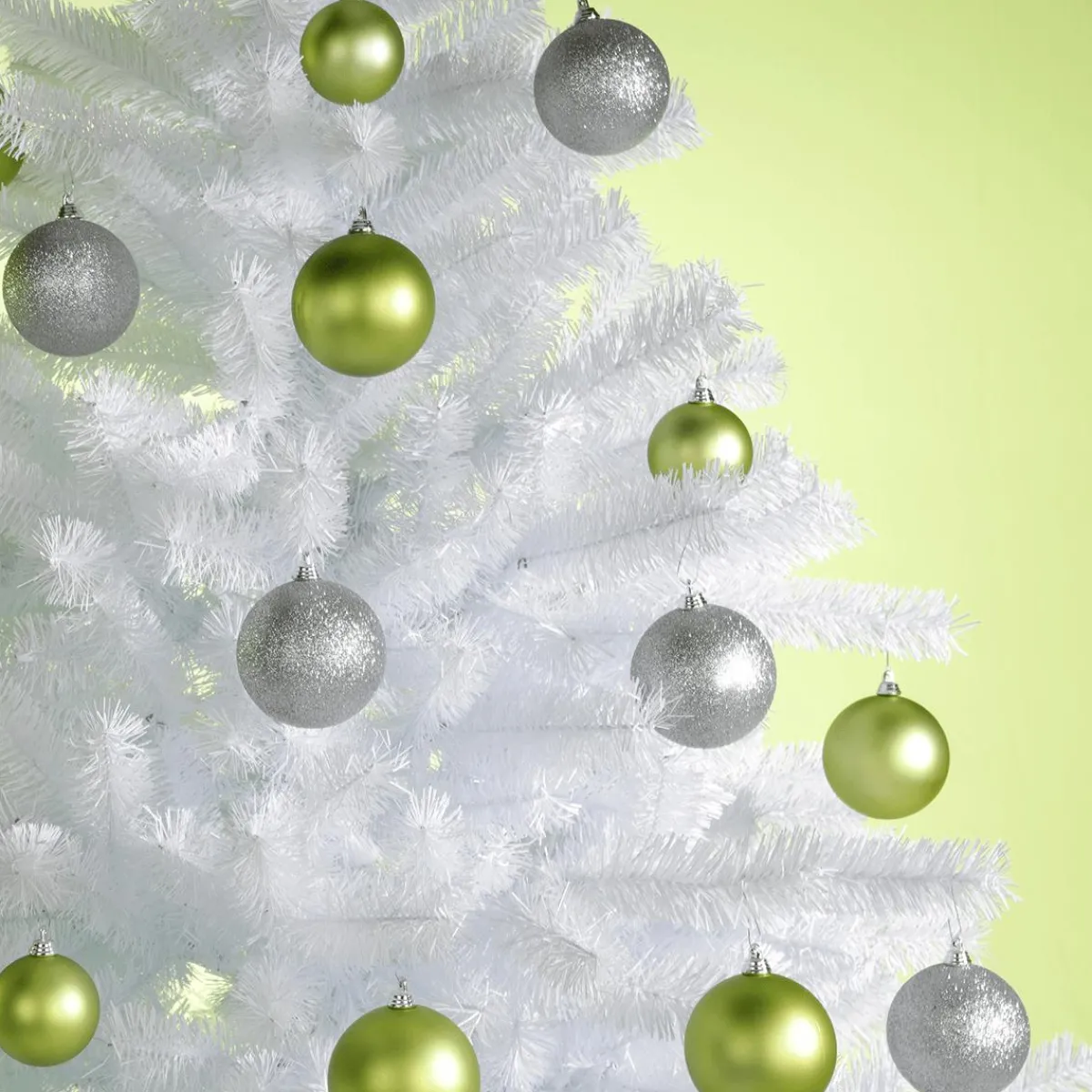 Boules De Noël Citron, Mates, En Plastique Ignifugé, 6 Cm Ø - 24 Pièces-DecoWoerner Sale