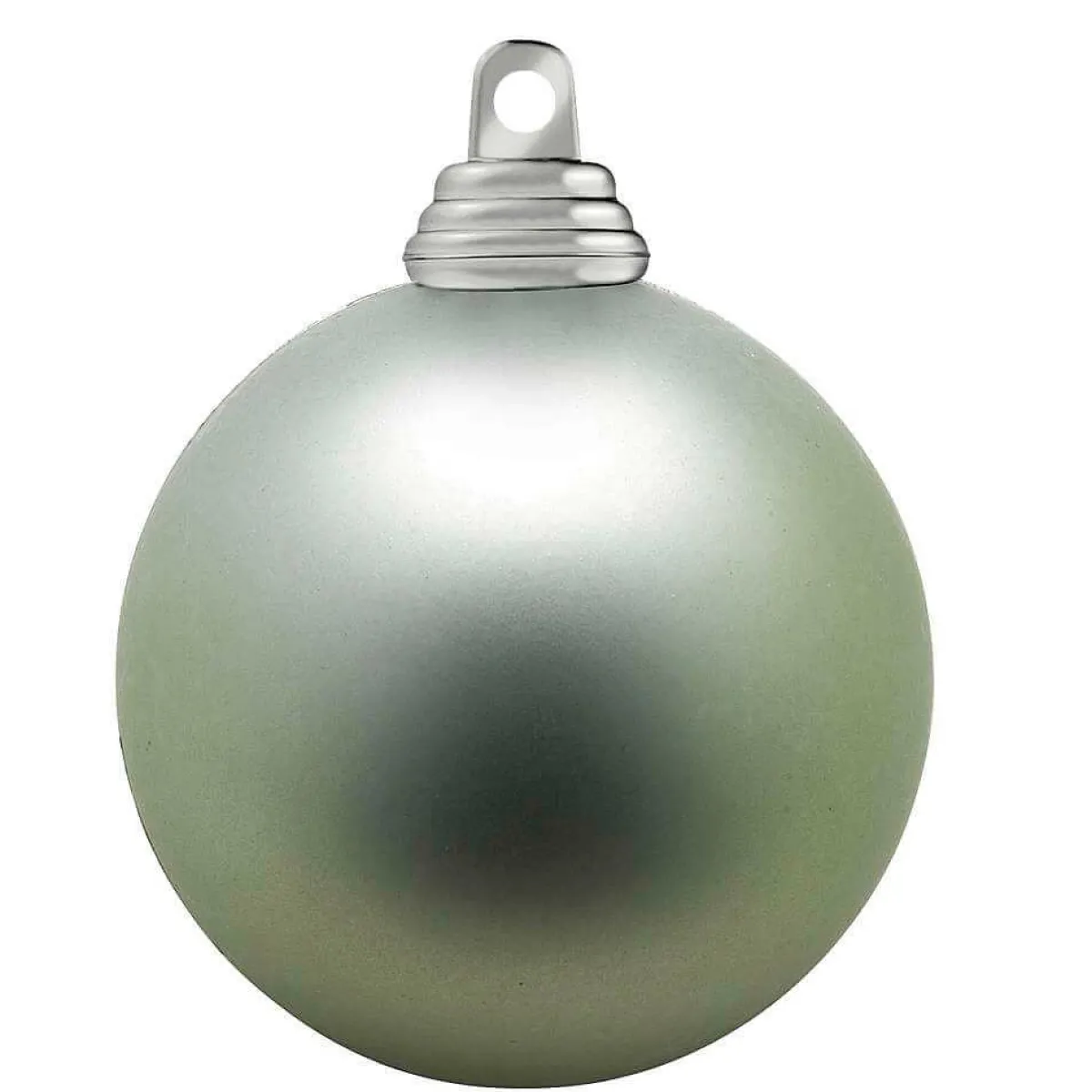Boules De Noël Sauge, Mates, En Plastique Ignifugé, 6 Cm Ø - 24 Pièces-DecoWoerner Hot
