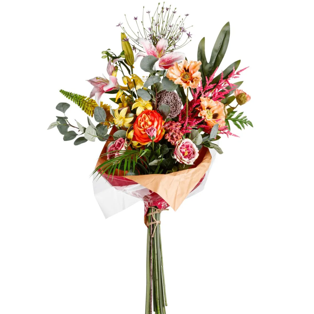Bouquet Artificiel Piqué Multicolore 20 X 50 X110 Cm-DecoWoerner