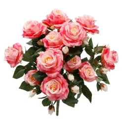Bouquet De s Artificielles Avec 15 Fleurs Chacune, s & Jaunes, 54,5 Cm-DecoWoerner Clearance