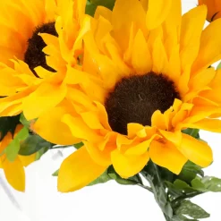 Bouquet De Tournesols, Haut. 45 Cm-DecoWoerner