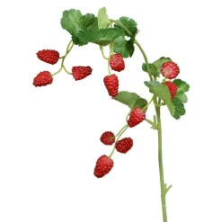 Branche Artificielle De Framboisier 64 Cm Avec 10 Fruits-DecoWoerner Best