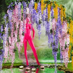Branche Artificielle De Pluie D'or , 95 Cm-DecoWoerner Hot