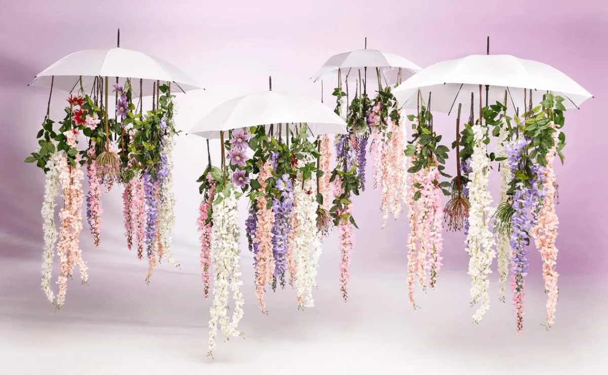 Branche Artificielle Hortensias , 170 Cm-DecoWoerner