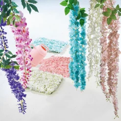 Branche Artificielle Hortensias , 170 Cm-DecoWoerner