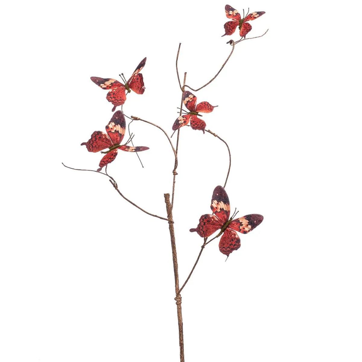 Branche Décorative Avec 5 Papillons, , 95 Cm-DecoWoerner Clearance