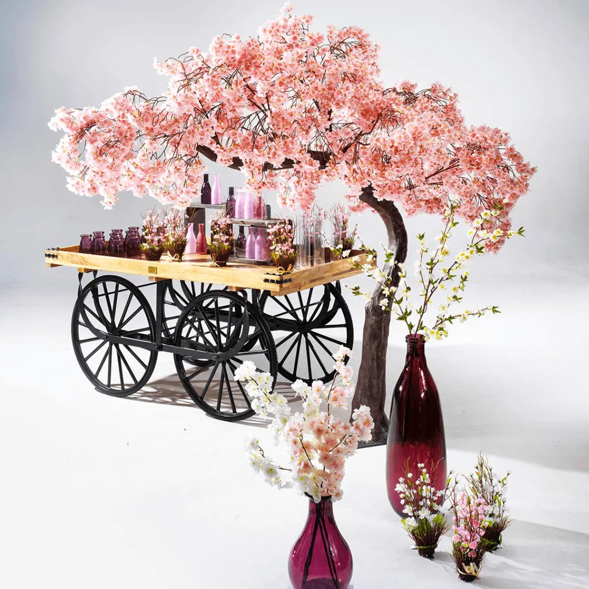 Branche De Cerisier à Fleurs Déco , 105 Cm-DecoWoerner New
