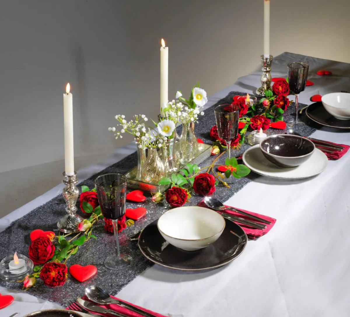 Branche De Rose Anglaise Artificielle,-DecoWoerner Clearance