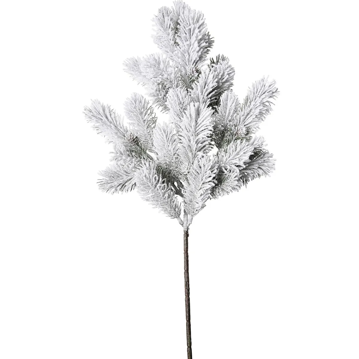 Branche De Sapin Enneigée Avec Pommes De Pin-DecoWoerner Discount