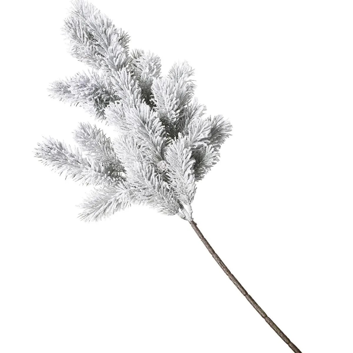 Branche De Sapin Enneigée Avec Pommes De Pin-DecoWoerner Discount