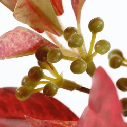Branche Feuillue Automnale Avec Baies 114 Cm Brun-DecoWoerner Best