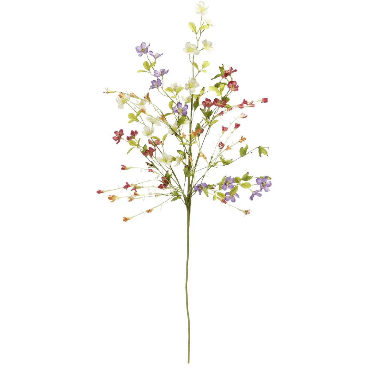 Branche Mixte De Fleurs Colorées 85 Cm-DecoWoerner