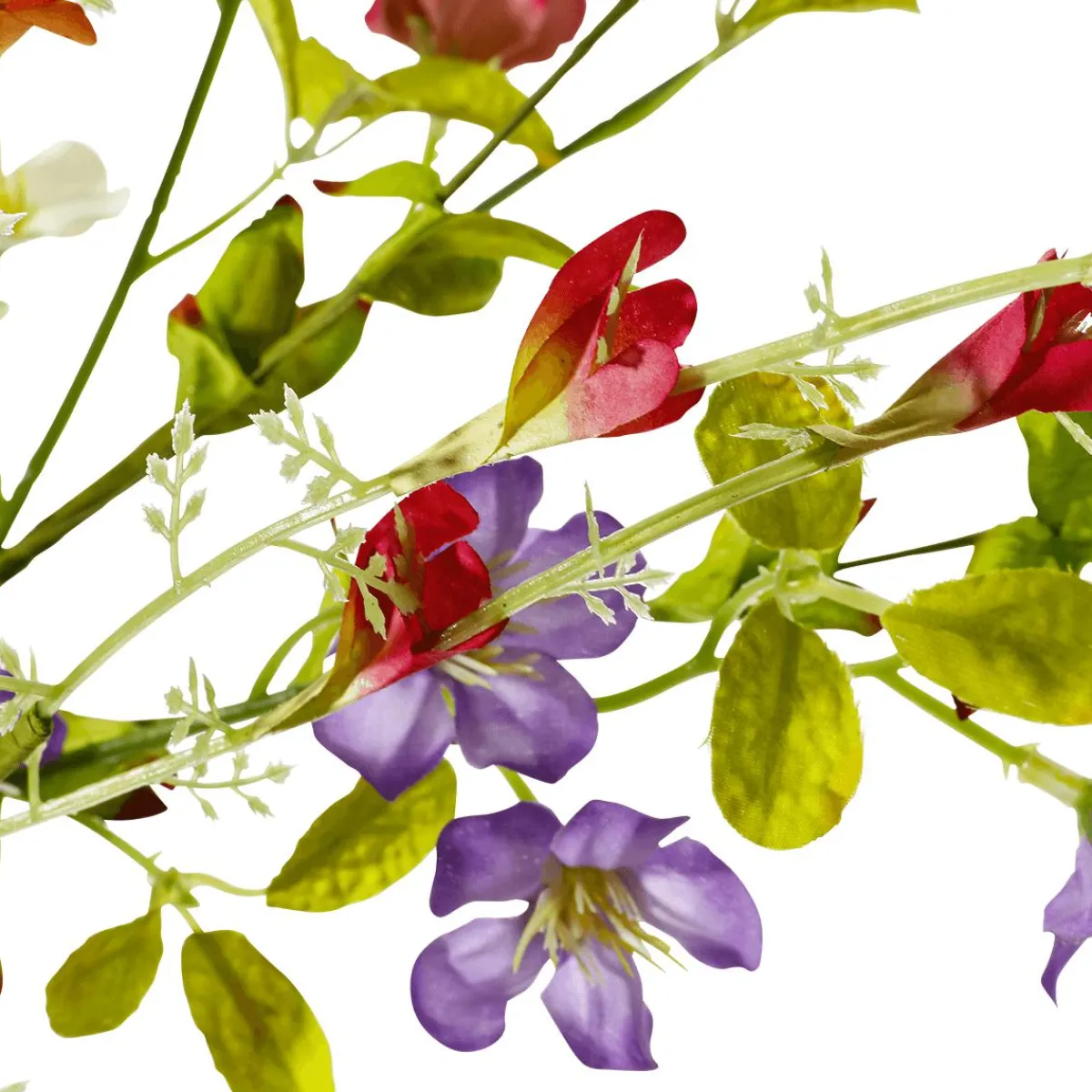 Branche Mixte De Fleurs Colorées 85 Cm-DecoWoerner