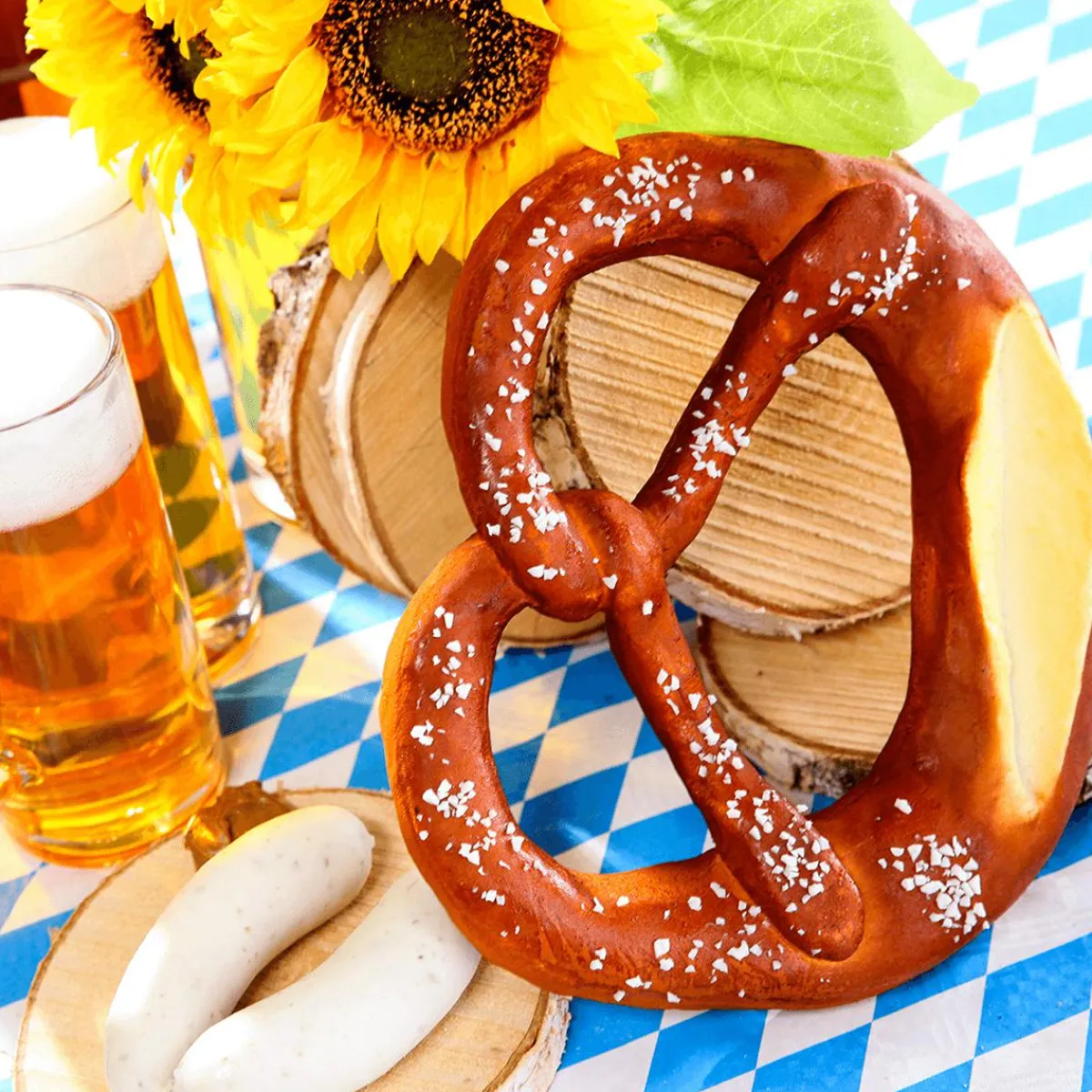 Bretzel De L'Oktoberfest Aliment Factice 27 Cm-DecoWoerner Discount