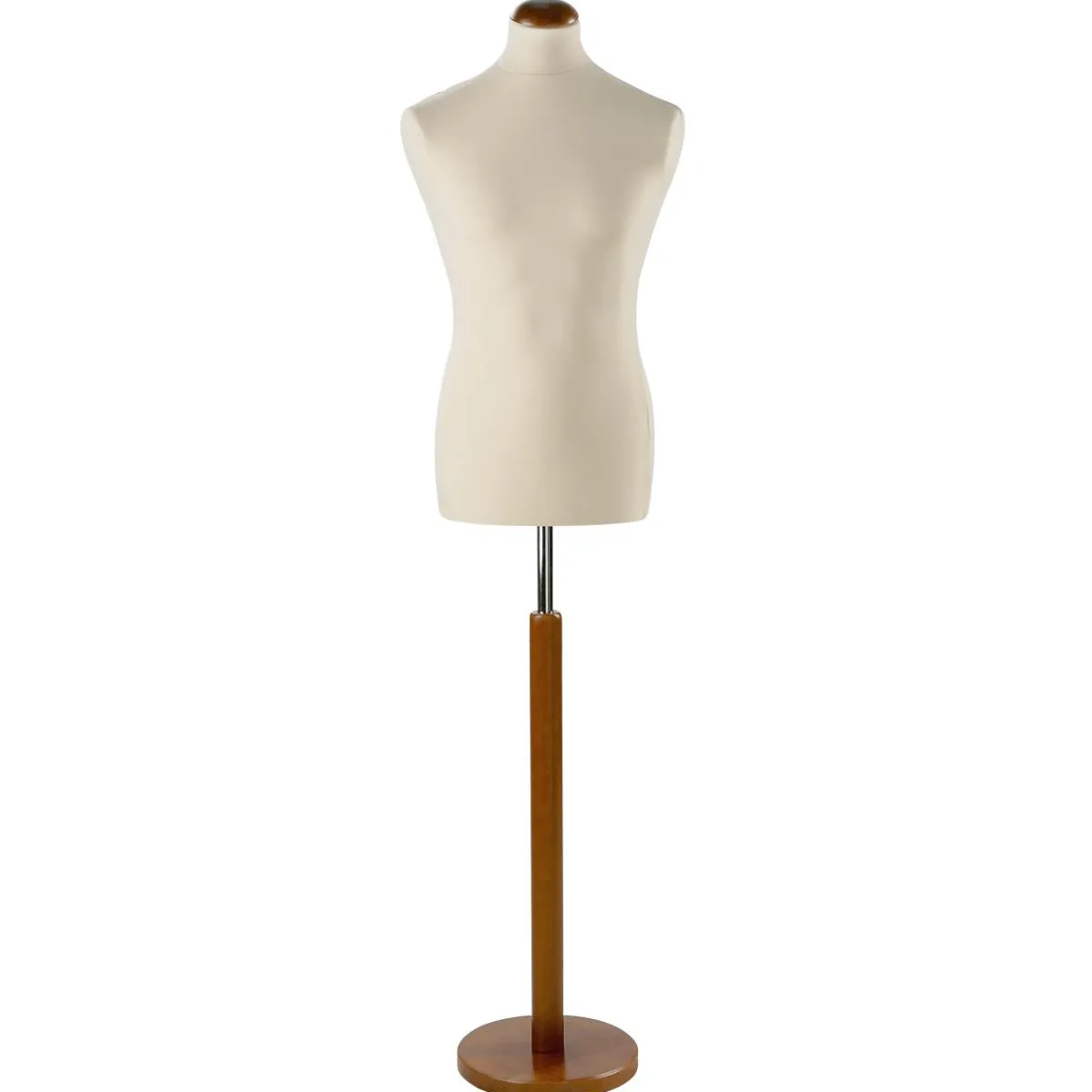 Buste De Tailleur Homme, Buste 78 Cm, écru/noix-DecoWoerner Clearance