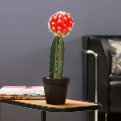 Cactus Artificiel Fraise En Pot 35 Cm-DecoWoerner Best
