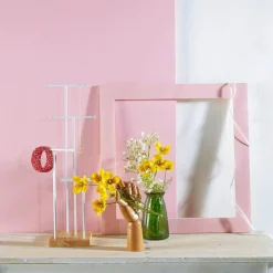 Cadre Décoratif Avec Panneau 50 X 50 Cm /jaune Pastel-DecoWoerner Outlet