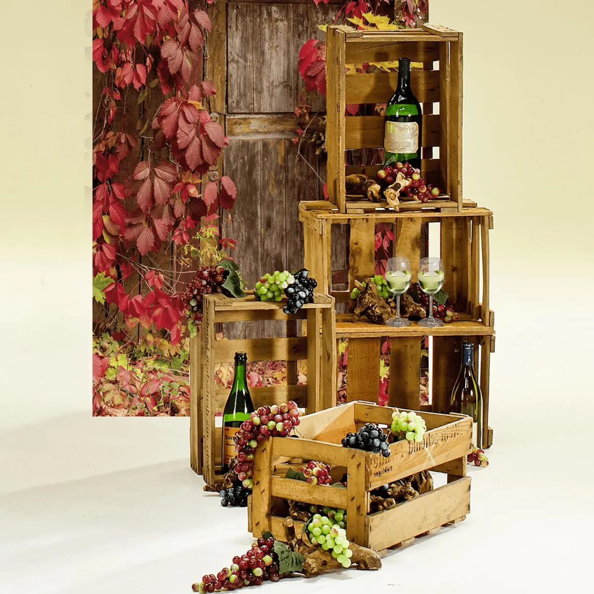 Caisse De Vin Originale Long. 46 Cm-DecoWoerner Hot