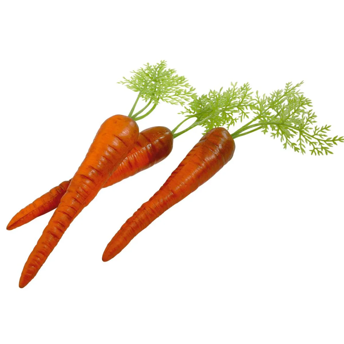 Carottes Avec Verdure Aliment Factice 30 Cm, 3 Pièces-DecoWoerner Online
