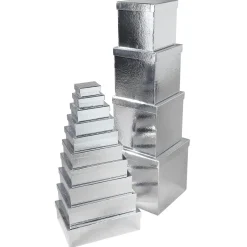 Cartons Cadeaux Boîtes Cadeaux , 10 Pièces 6,5 X 3,5 X 8,5 à 22 X 9,5 X 31 Cm (l X H X L)-DecoWoerner Hot