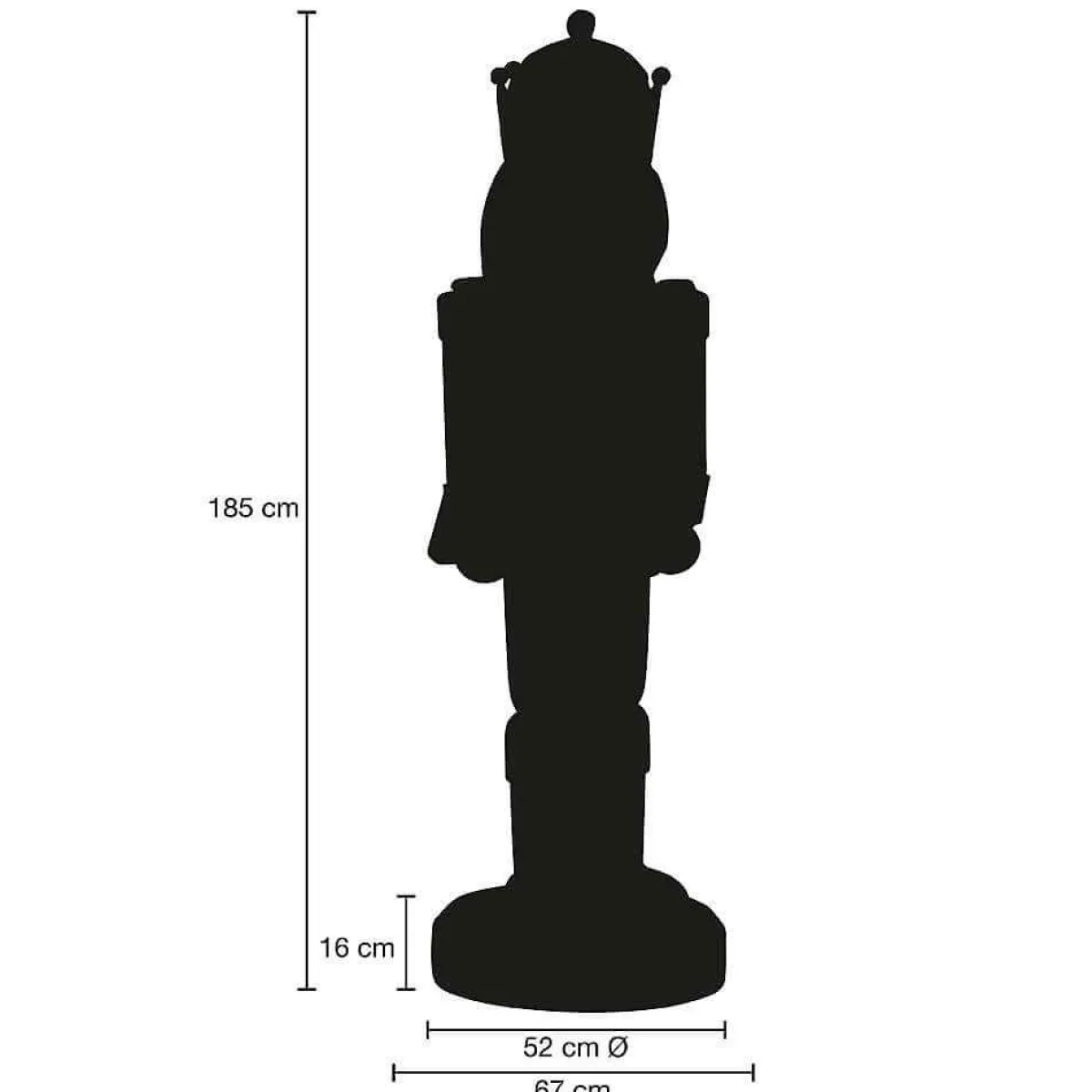 Casse-noisettes Roi 185 Cm-DecoWoerner Clearance