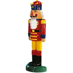 Casse-noisettes Roi En Relief 185 Cm, Rouge-jaune-bleu-DecoWoerner Best