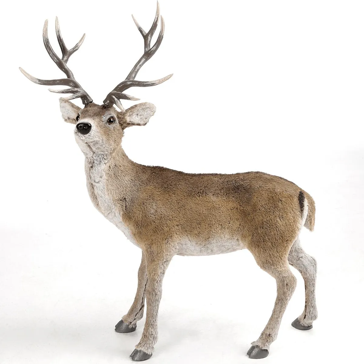 Cerf Animal Décoratif Avec Bois 83 X 40 X 90 Cm (L X L X H)-DecoWoerner Online