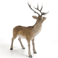 Cerf Animal Décoratif Avec Bois 83 X 40 X 90 Cm (L X L X H)-DecoWoerner Online