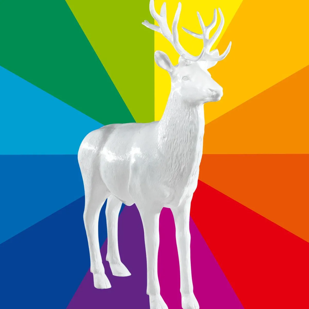 Cerf Déco Haut. 231 Cm-DecoWoerner Sale