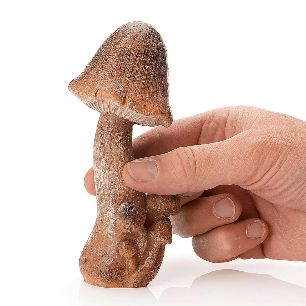 Champignon Déco 15 Cm De Haut, 6 Cm De Ø Avec 4 Petits Champignons Nouvellement Arrivés-DecoWoerner Best