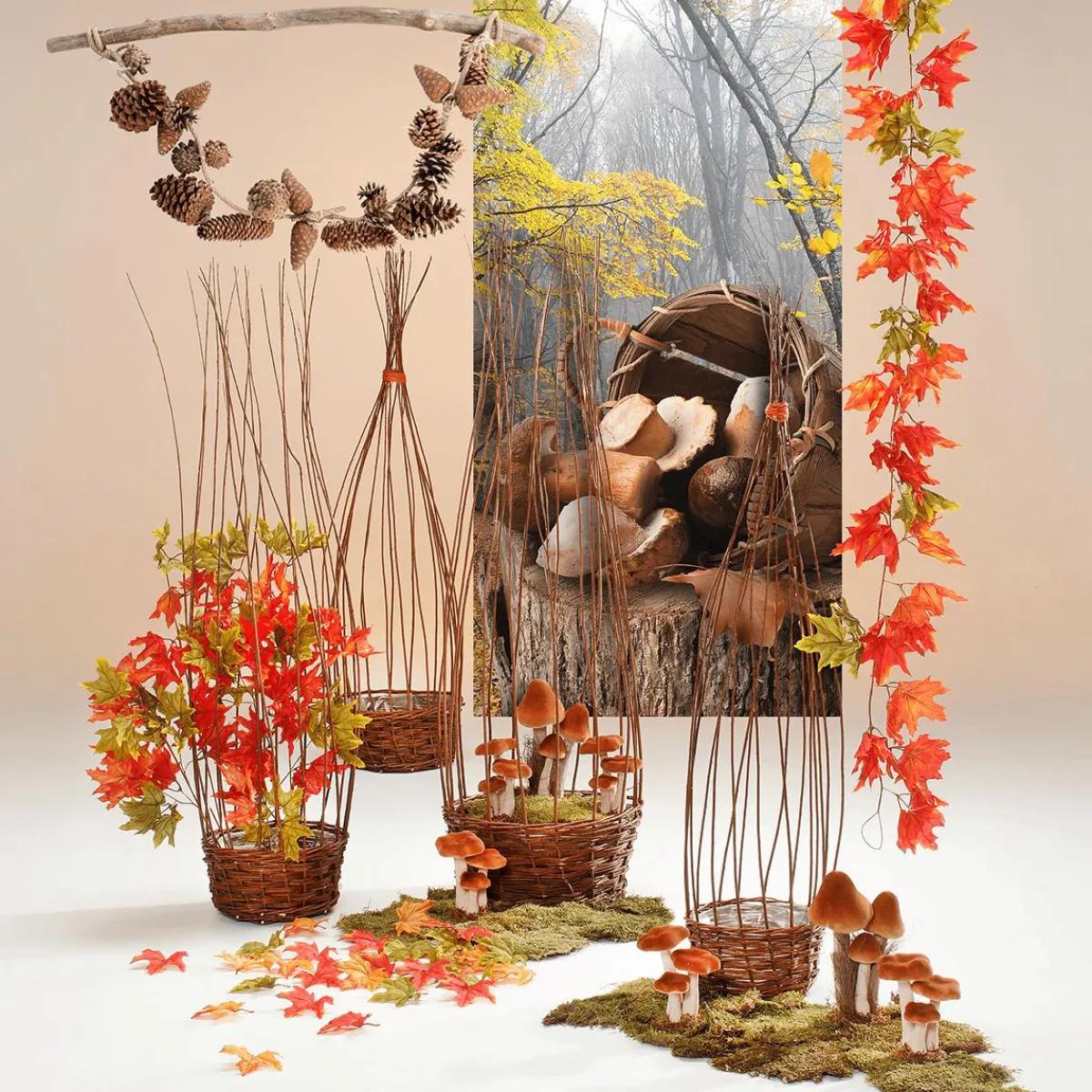 Champignon Déco, Haut. 18 Cm-DecoWoerner Online